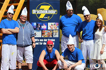 GeeZee-Team bei dem Radio7 Drachenkinder Event